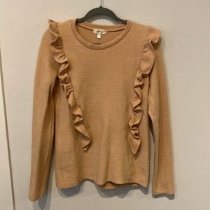 NYTT long sleeve shirt with ruffle detail